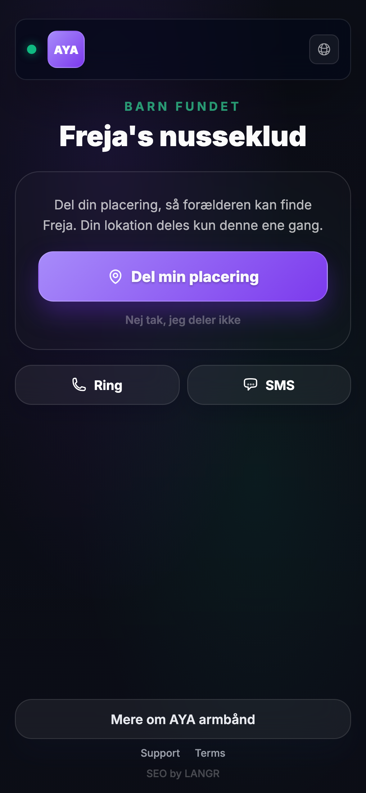 Hvad finderen ser
